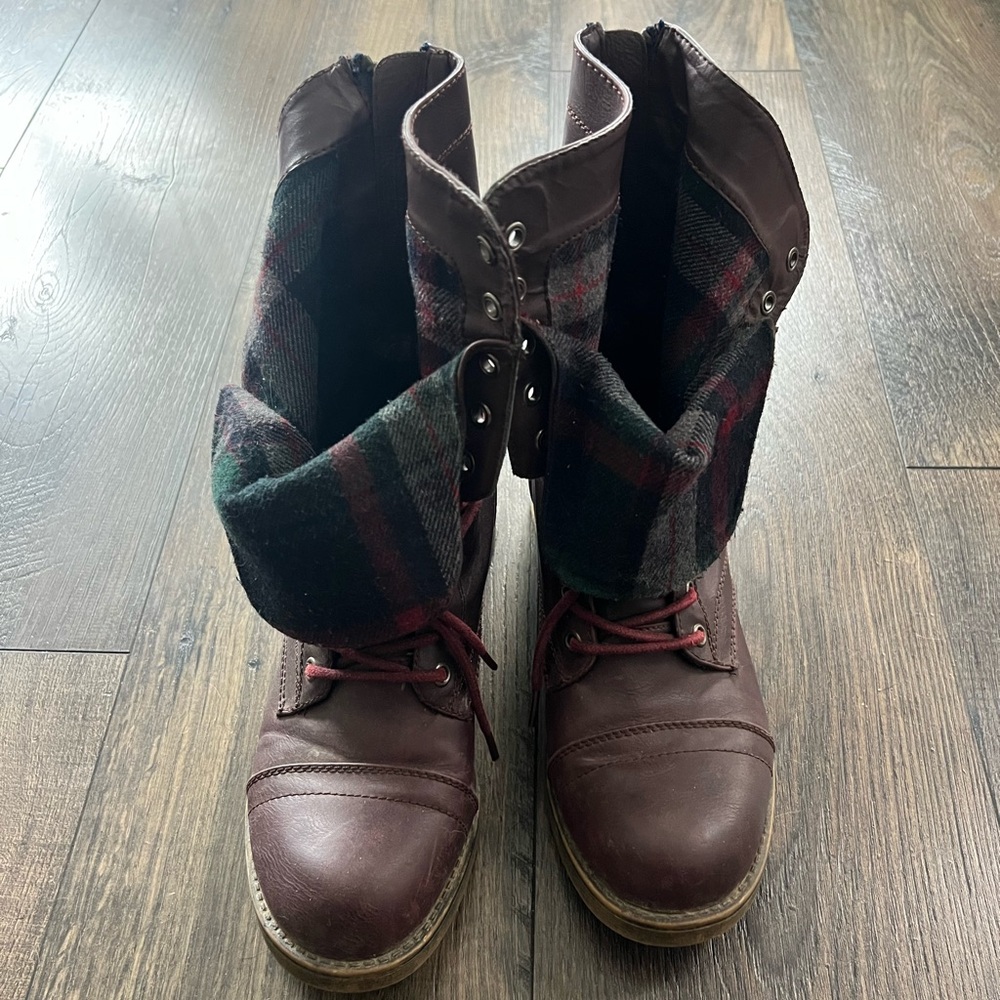 Madden Girl Combat Style Boots